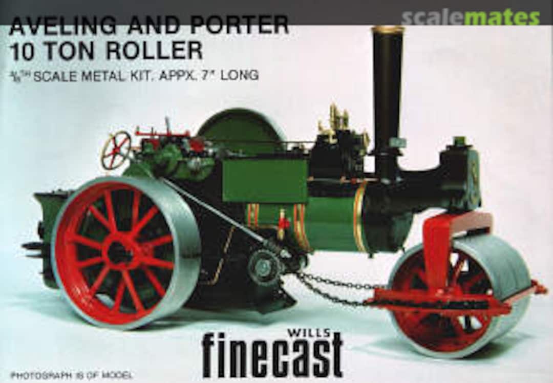 Boxart Aveling and Porter 10t Roller 195 Wills Finecast