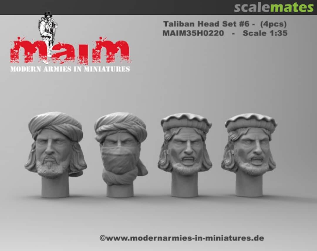 Boxart Taliban Head Set #6 MAIM35H0220 MAiM Boxart Taliban Head Set #6 MAIM35H0220 MAiM