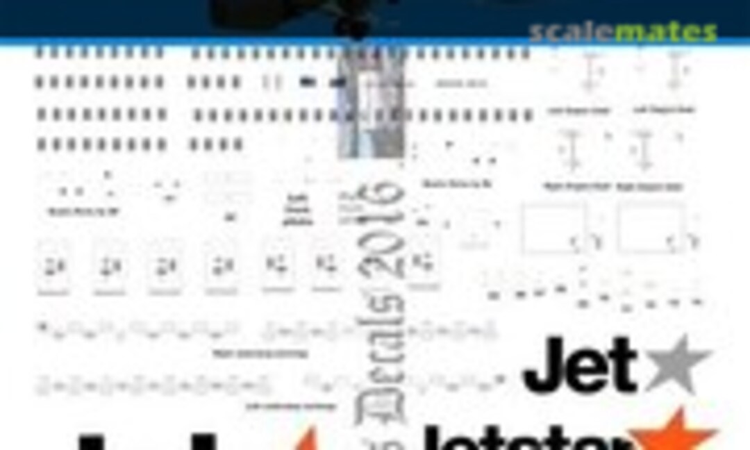 1:200 Jetstar B787-800s schemes (Oldmodels Decals OMD1037) OMD1037