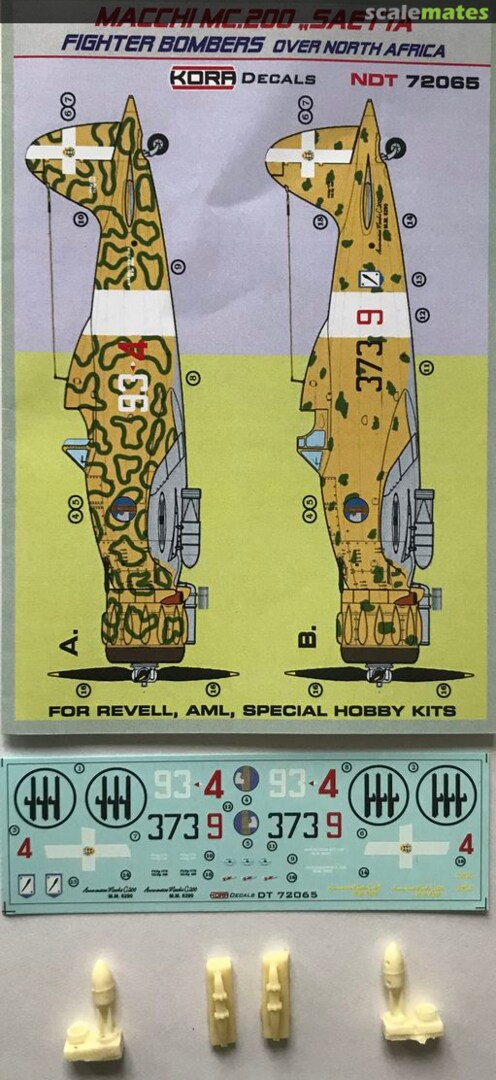 Boxart Macchi MC.200 "Saetta" NDT72065 Kora Models Boxart Macchi MC.200 "Saetta" NDT72065 Kora Models