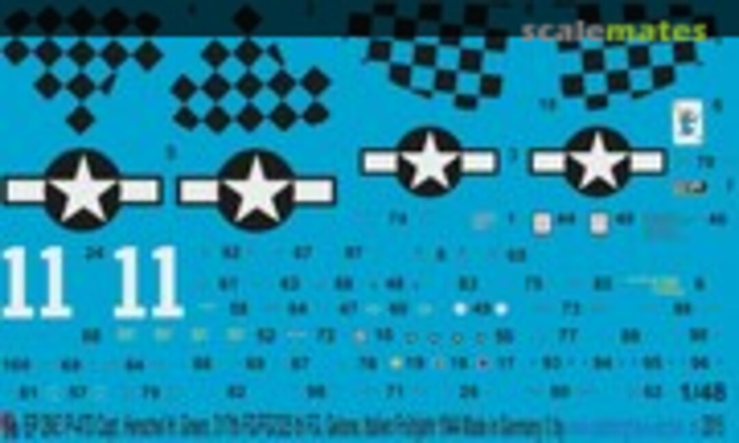 1:48 P-47D Capt. Herschel H Green, 317th FS/325th FG, Gelone, Italien Frühjahr 1944 (Peddinghaus-Decals EP 2963) EP 2963