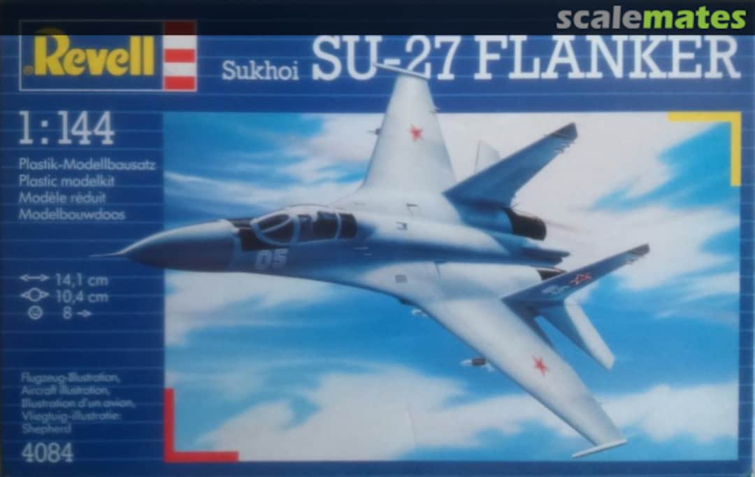 Boxart Sukhoi Su-27 Flanker B 4084 Revell Boxart Sukhoi Su-27 Flanker B 4084 Revell
