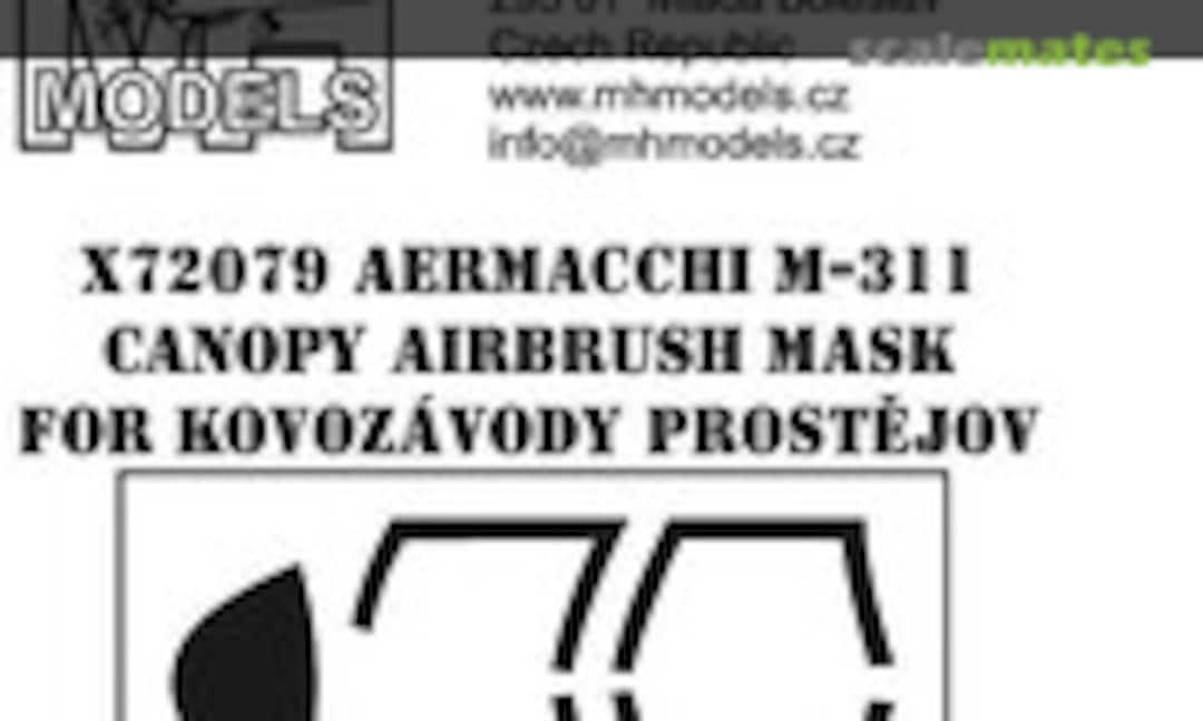 1:72 Aermacchi M-311 Canopy Airbrush Mask (MH Models X72079) X72079