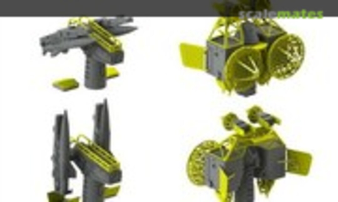 1:700 SA-N-3 Missile Launcher & 4R60 Fire Control Device (YG Model YMRT0019) YMRT0019