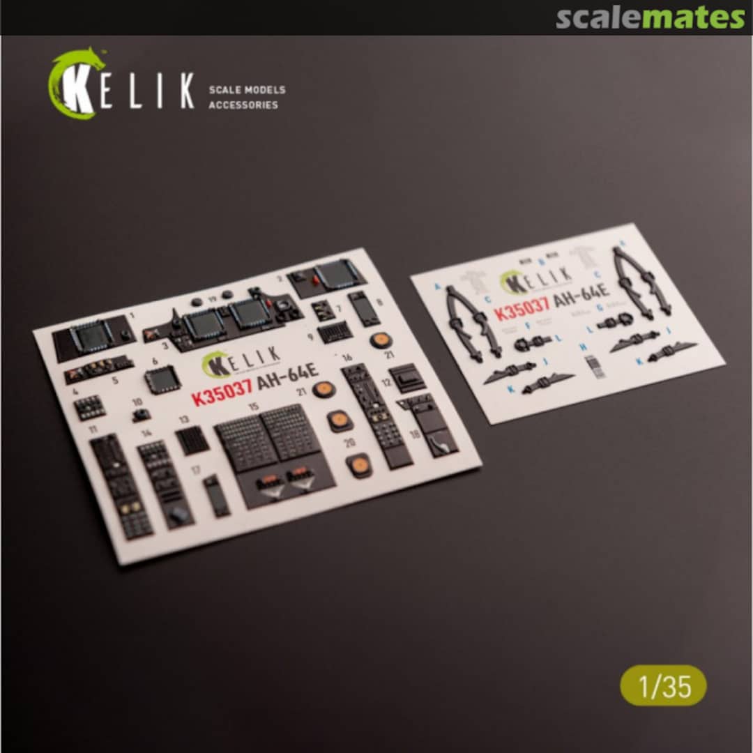 Boxart AH-64E Apache Interior 3d Decals K35037 Kelik Boxart AH-64E Apache Interior 3d Decals K35037 Kelik