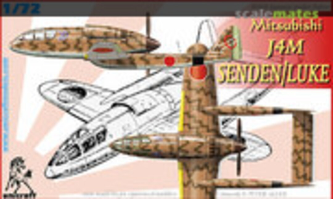 1:72 Mitsubishi J4M Senden/Luke (Unicraft Models )