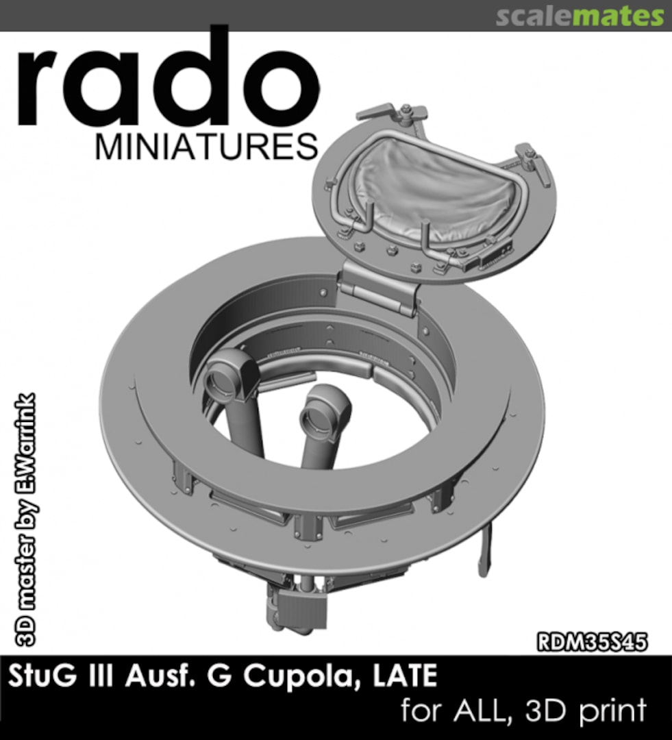 Boxart StuG III Ausf. G Cupola RDM35S45 Rado Miniatures Boxart StuG III Ausf. G Cupola RDM35S45 Rado Miniatures