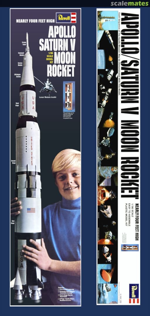 Boxart Apollo Saturn V H-1843 Revell Boxart Apollo Saturn V H-1843 Revell