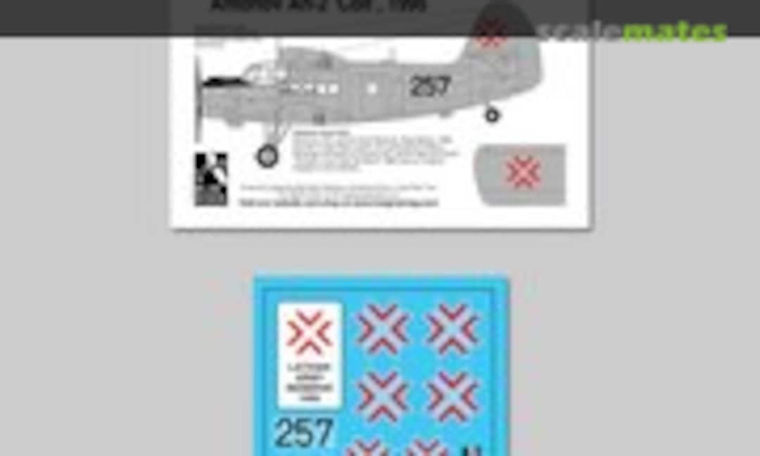 1:72 Latvian Army Reserve: Antonov An-2 'Colt', 1995 (Blue Rider BR810) BR810