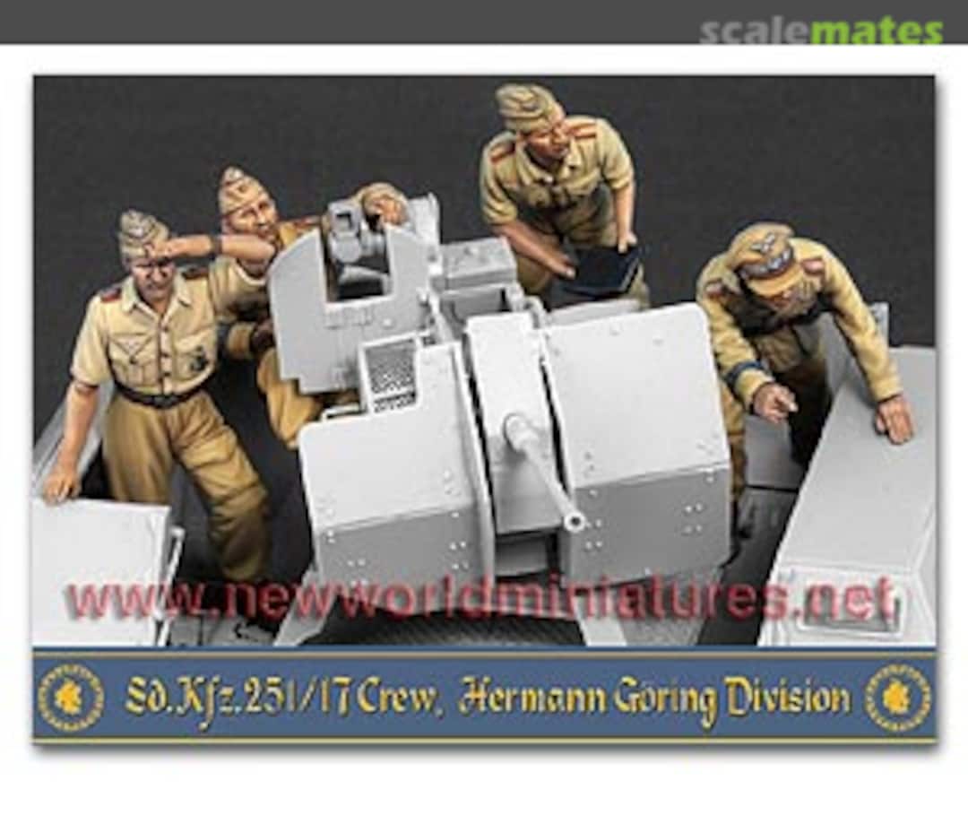 Boxart Sd.Kfz-251/17 Crew, H.G. Division (4) NWM35014 New World Miniatures Boxart Sd.Kfz-251/17 Crew, H.G. Division (4) NWM35014 New World Miniatures