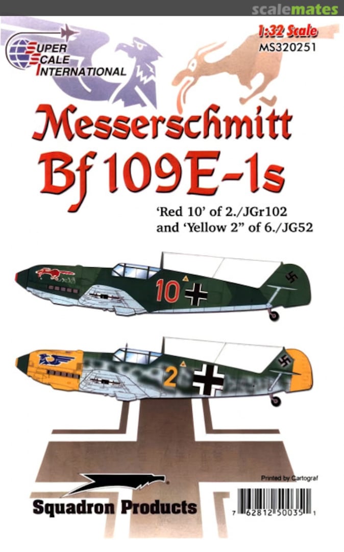 Boxart Messerschmitt Bf 109 E-1s MS320251 SuperScale International Boxart Messerschmitt Bf 109 E-1s MS320251 SuperScale International