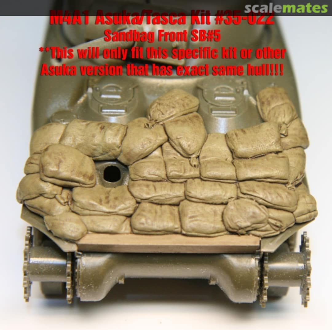 Boxart Sandbag Fronts for M4A1 Sherman - Asuka / Tasca 35022 - SB005 Value Gear Boxart Sandbag Fronts for M4A1 Sherman - Asuka / Tasca 35022 - SB005 Value Gear