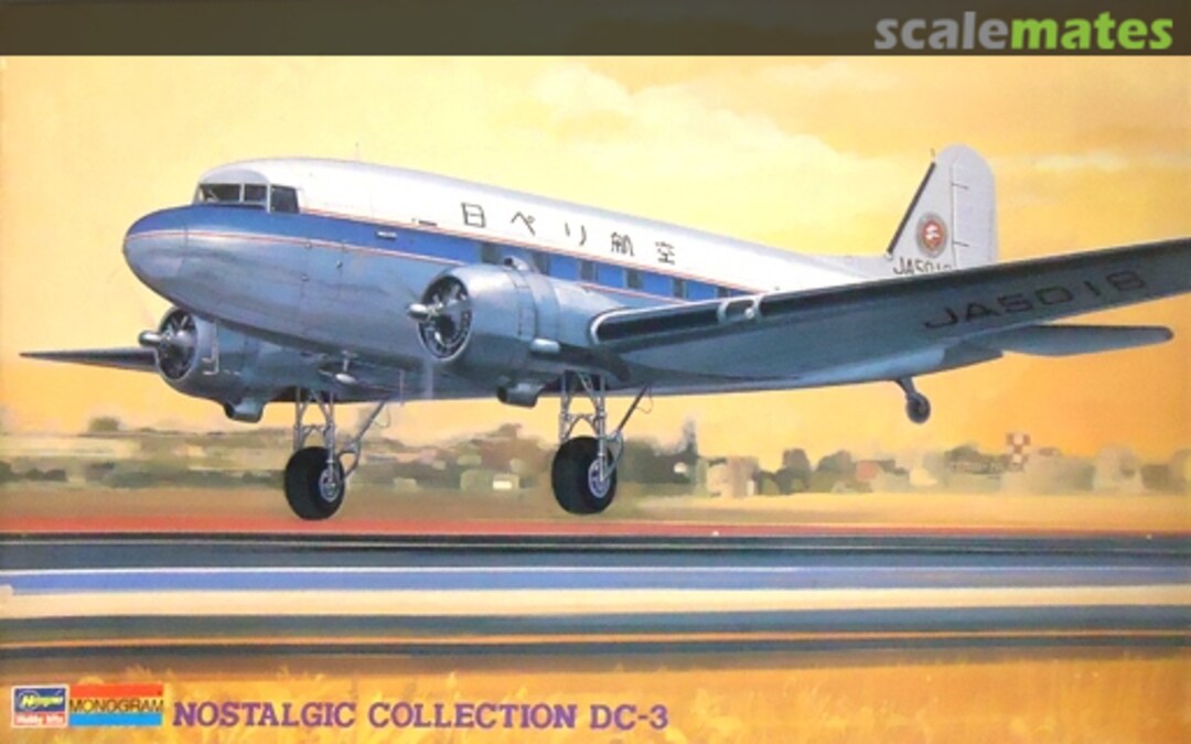 Boxart Nostalgic Coection DC-3 86047 Hasegawa/Monogram Boxart Nostalgic Coection DC-3 86047 Hasegawa/Monogram