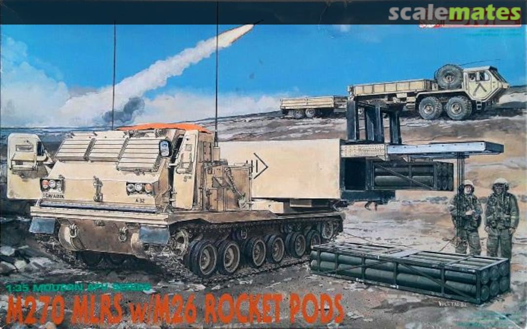 Boxart M270 MLRS w/M26 Rocket Pods 3523 DML