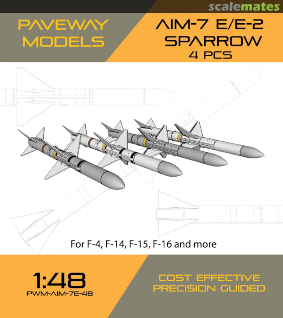 Boxart AIM-7E/E-2 Sparrow PWM-AIM-7E-48 Paveway Models