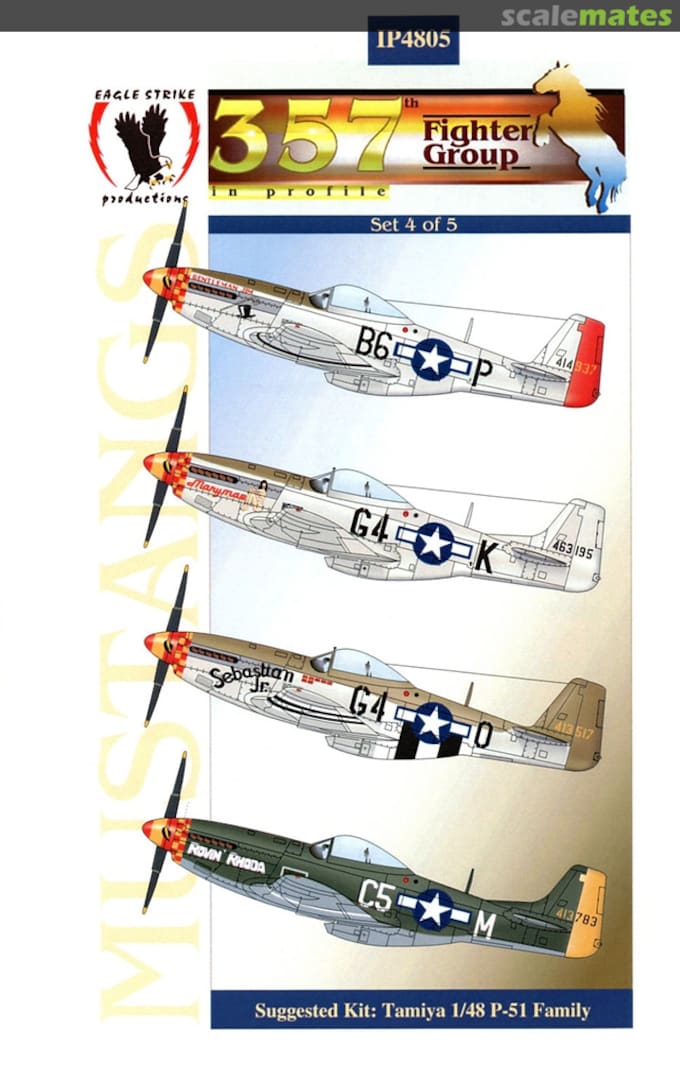 Boxart 357th Fighter Group in Profile IP4805 Eagle Strike Productions