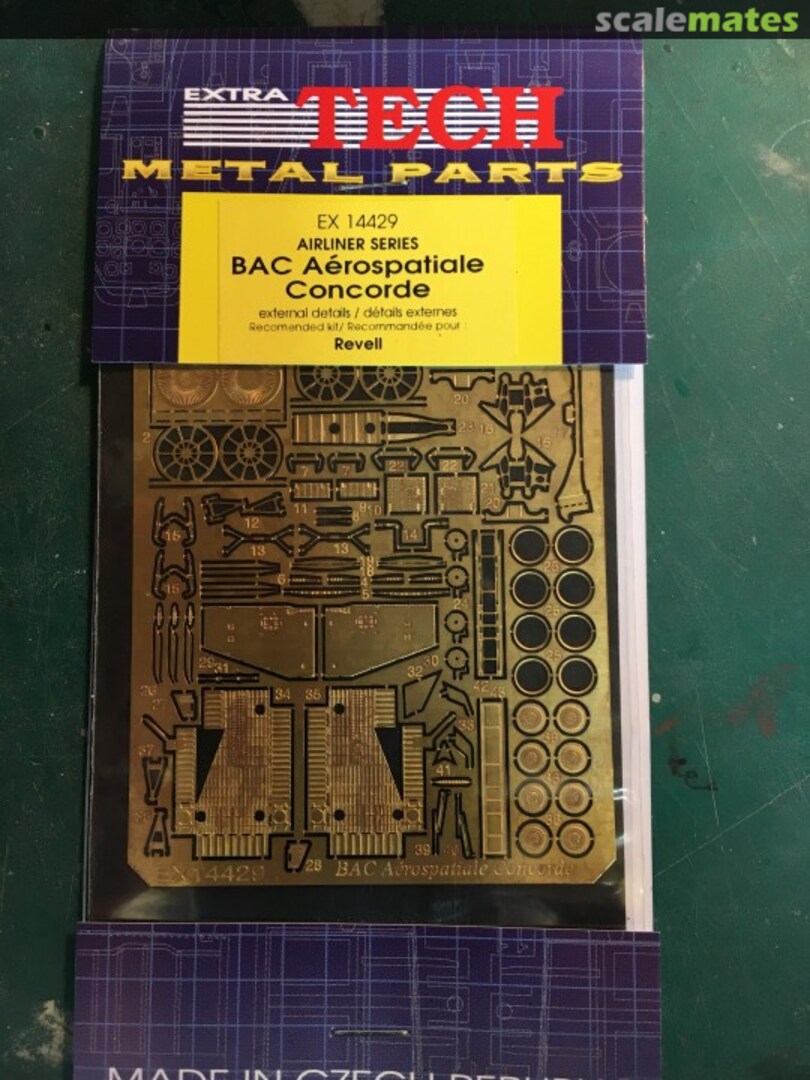 Boxart BAC Aerospatiale Concorde EX 14429 Extratech