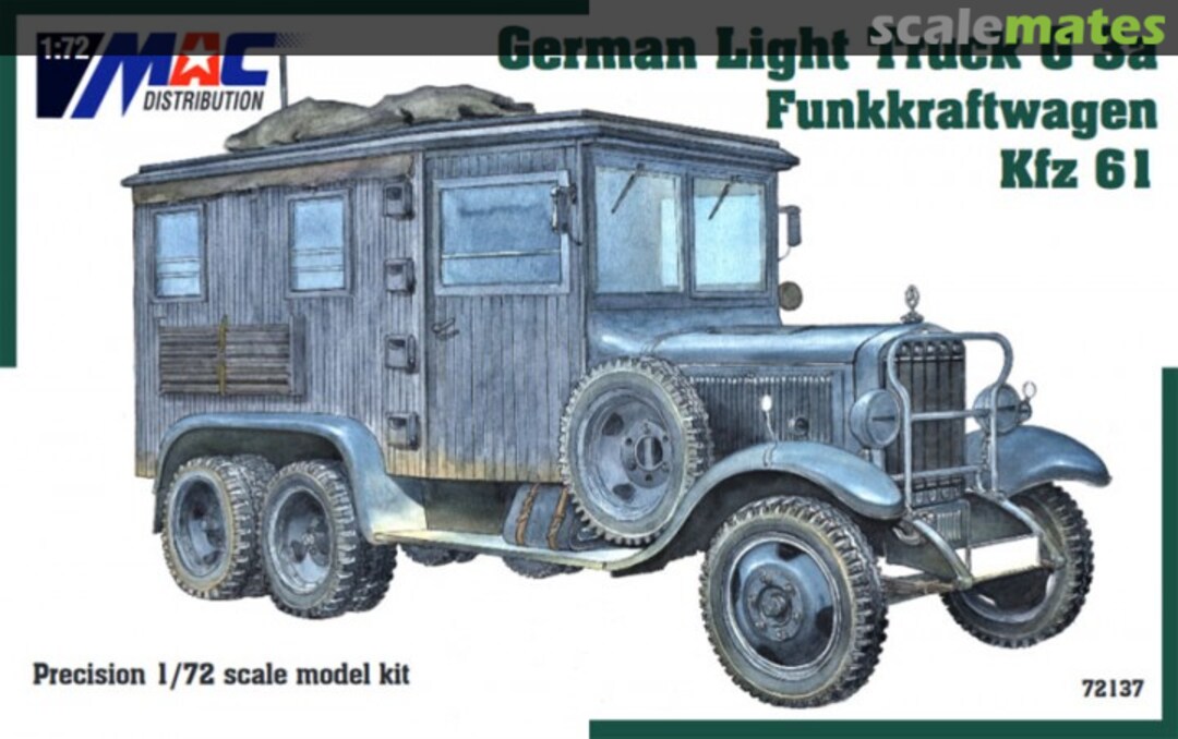 Boxart Kfz. 61 Funkkraftwagen Mercedes-Benz G 3 a 72137 MAC Distribution Boxart Kfz. 61 Funkkraftwagen Mercedes-Benz G 3 a 72137 MAC Distribution
