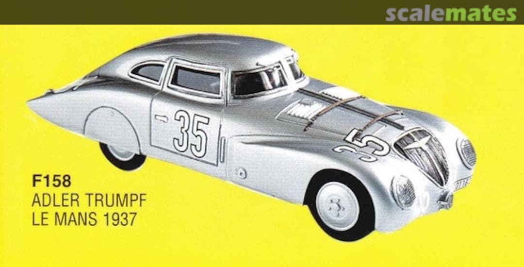 Boxart Adler Super Trumpf [IT@101160] Le Mans'37 #35 v.Hanstein/Itier CCC F158 Chat C'Est Chouette