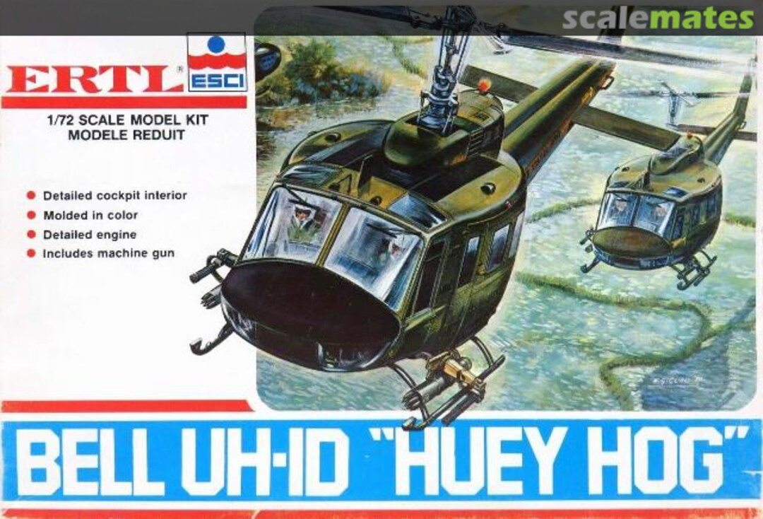 Boxart Bell UH-1D "Huey Hog" 8245 ERTL Boxart Bell UH-1D "Huey Hog" 8245 ERTL