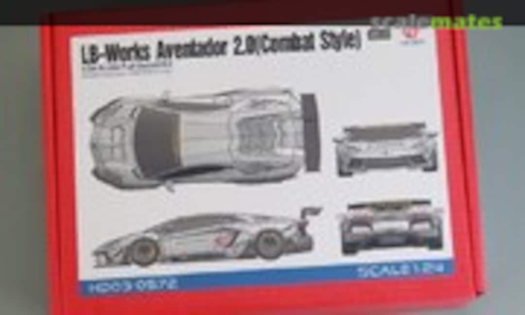 1:24 LB-Works Aventador 2.0 (Combat Style) Full Detail Kit (Hobby Design HD03-0572) HD03-0572
