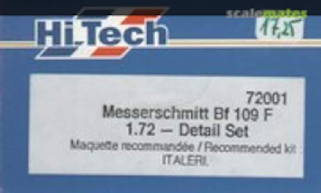 1:72 Messerschmitt Bf 109 F detail set (Hi-Tech 72001) 72001