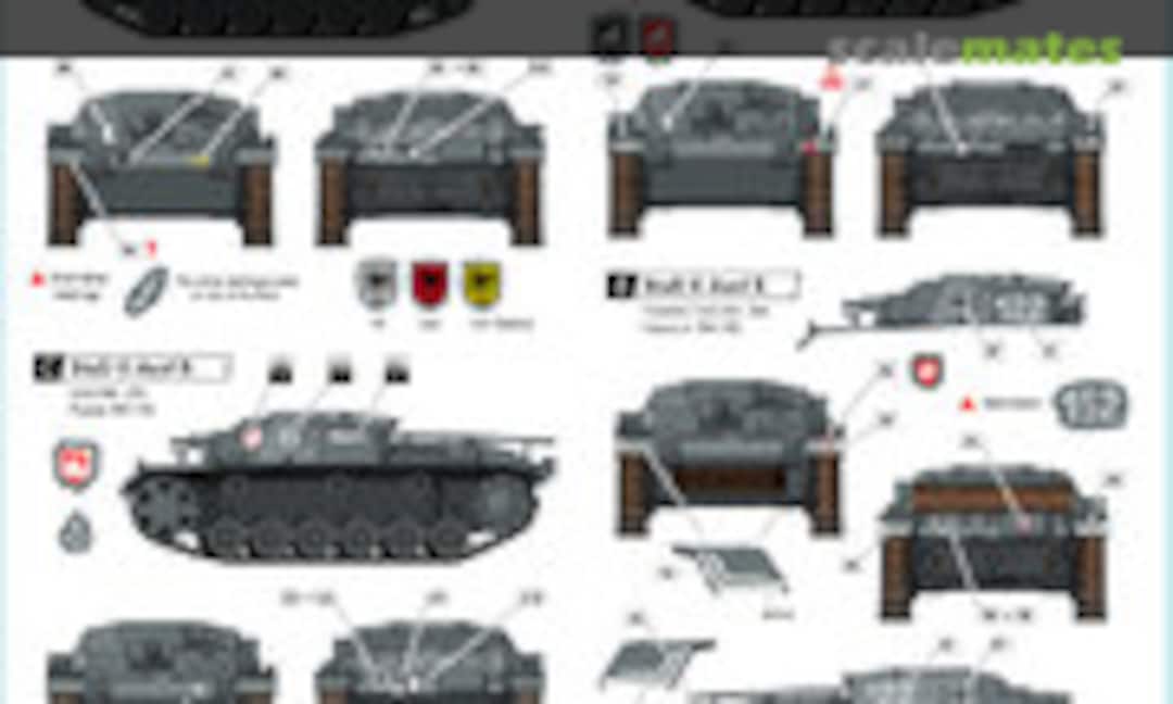 1:48 StuG III B 1941-42 # 2. Sturmgeschutz III Ausf B. Eastern front (Star Decals 48-B1017) 48-B1017