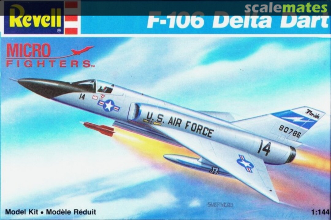 Boxart F-106 Delta Dart 4083 Revell Boxart F-106 Delta Dart 4083 Revell