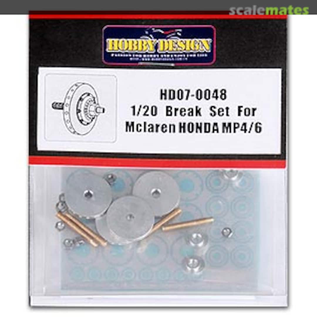 Boxart McLaren Honda MP4/6 - Brake set HD07-0048 Hobby Design Boxart McLaren Honda MP4/6 - Brake set HD07-0048 Hobby Design