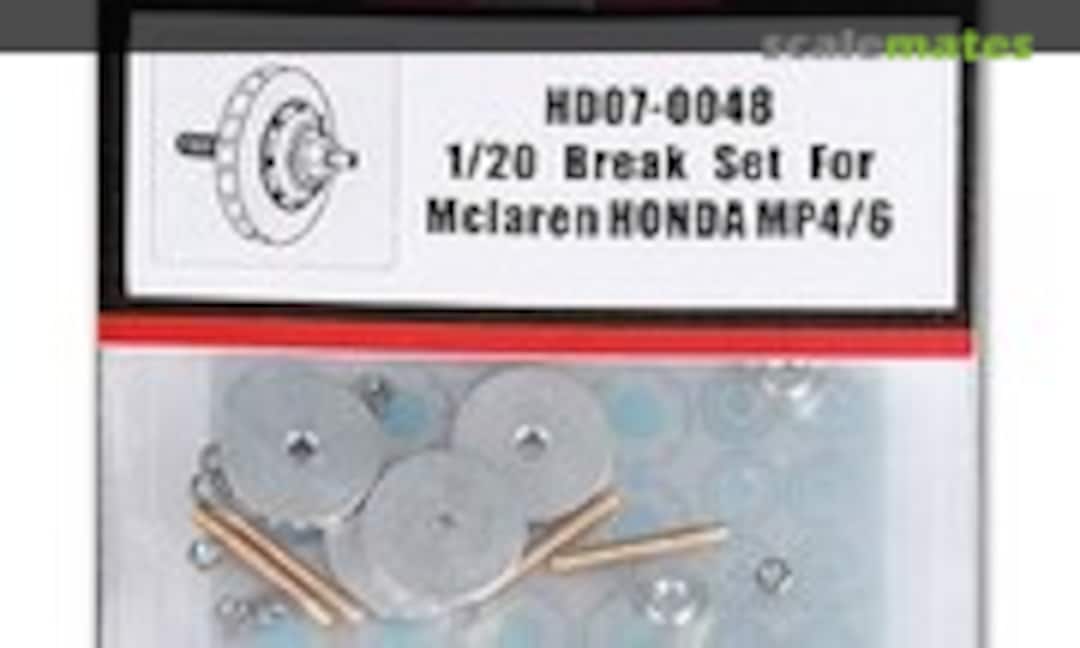 1:20 McLaren Honda MP4/6 - Brake set (Hobby Design HD07-0048) HD07-0048