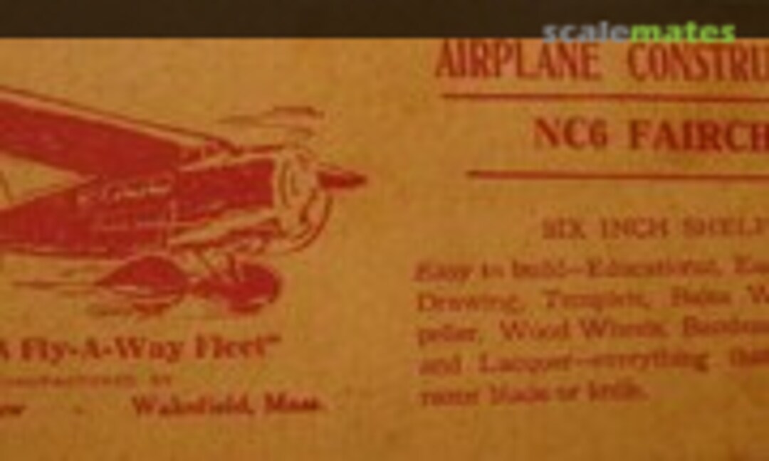 1:72 Fairchild 24 (Guillow's NC6)