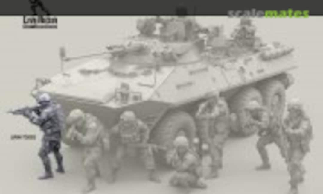 1:72 Russian Soldier - Gunner - Set 27 (Live Resin LRM72082) LRM72082