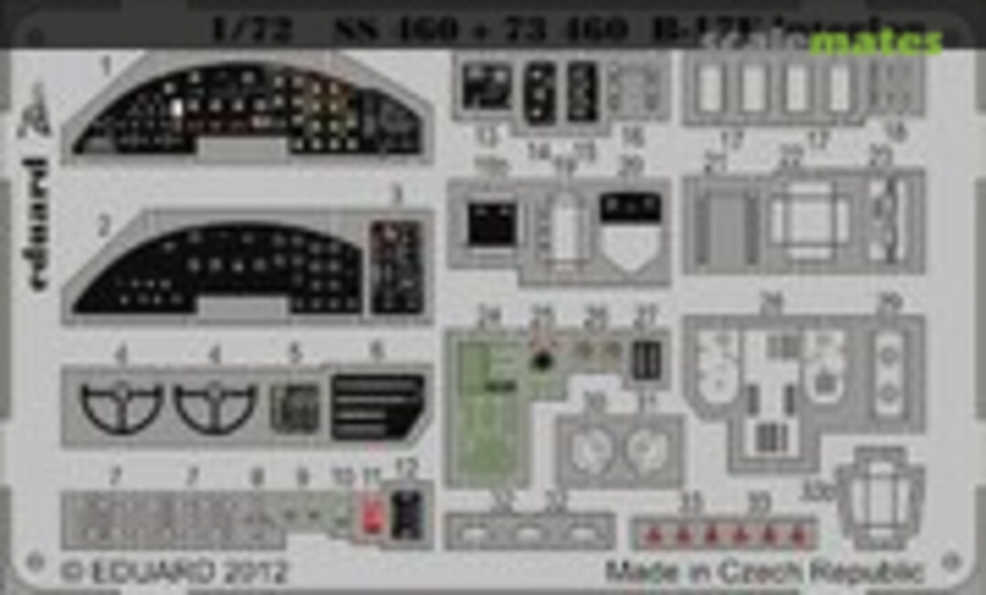 1:72 B-17F Interior S.A. (Eduard 73460)