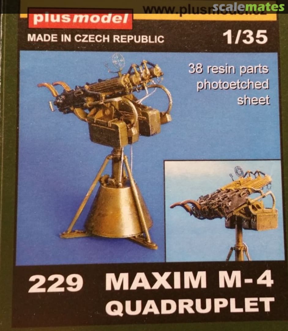Boxart Maxim M-4 Quadruplet 229 PlusModel Boxart Maxim M-4 Quadruplet 229 PlusModel