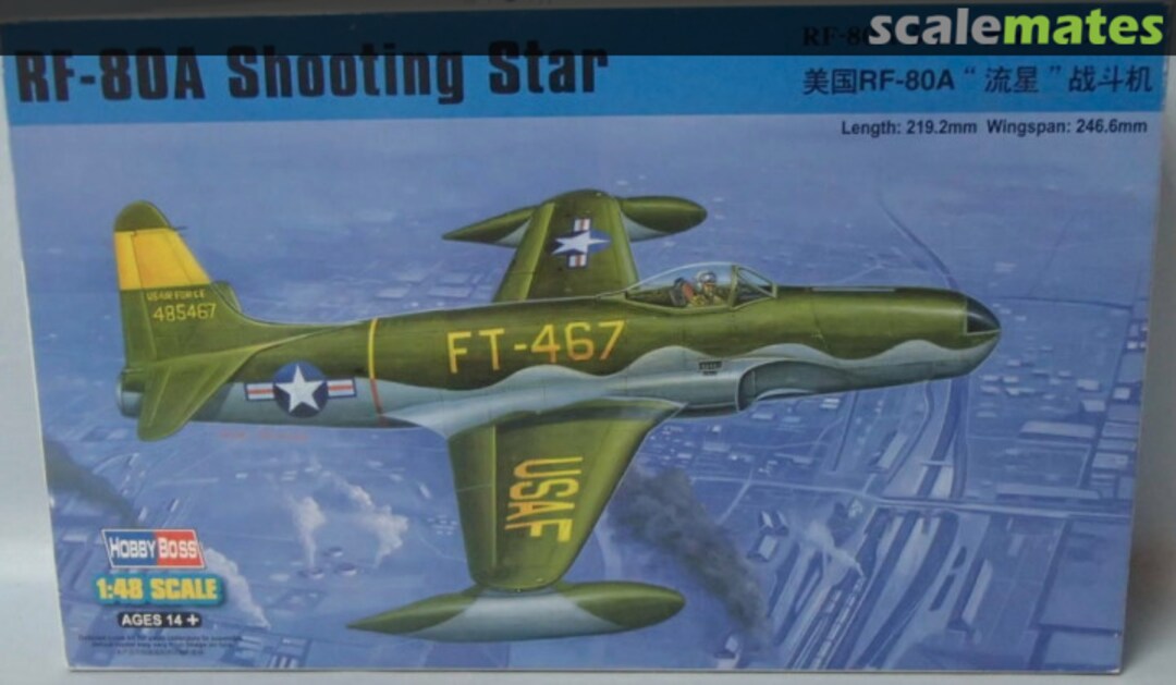 Boxart RF-80A Shooting Star 81724 HobbyBoss Boxart RF-80A Shooting Star 81724 HobbyBoss