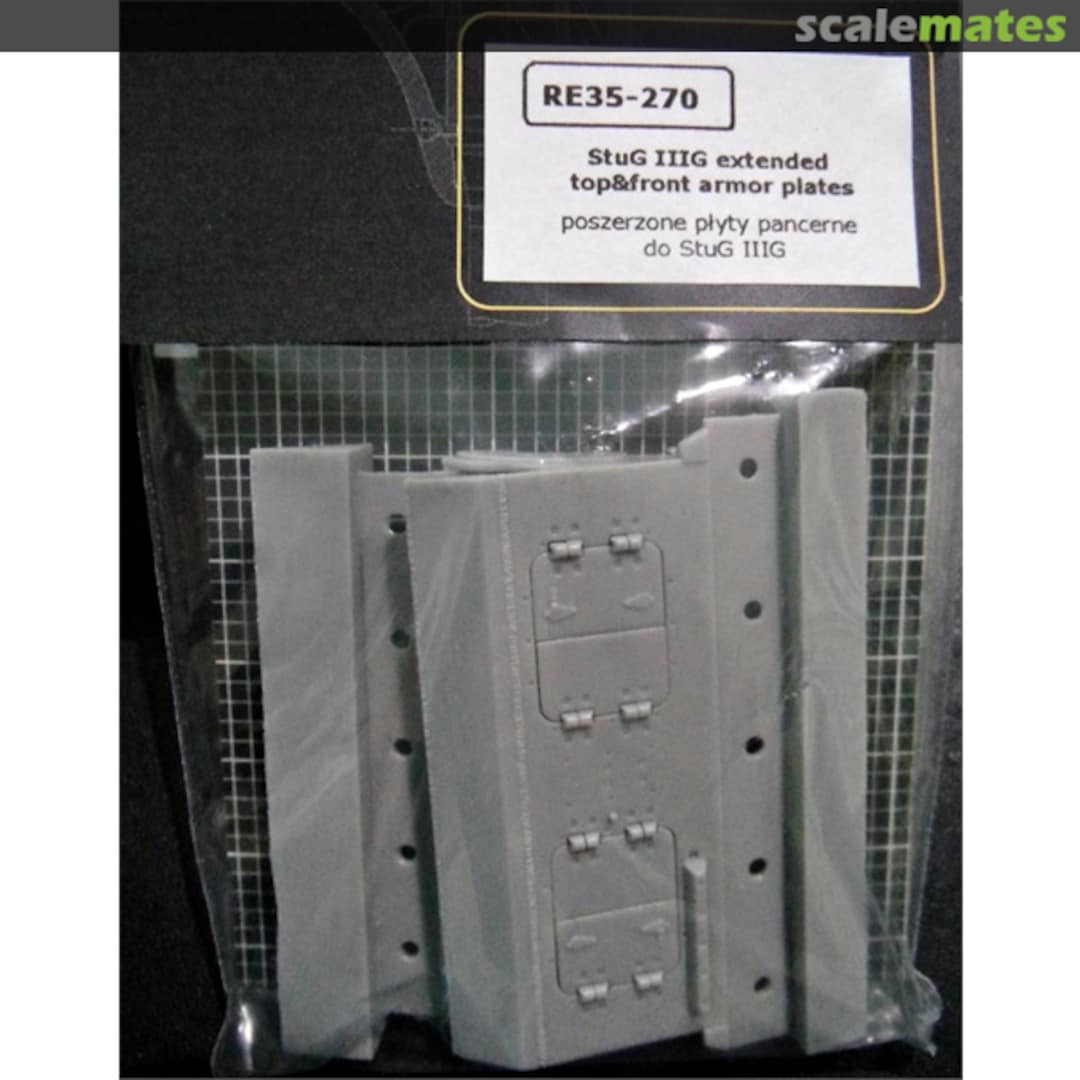 Boxart StuG III G extended top & front armor plates RE35-270 Panzer Art
