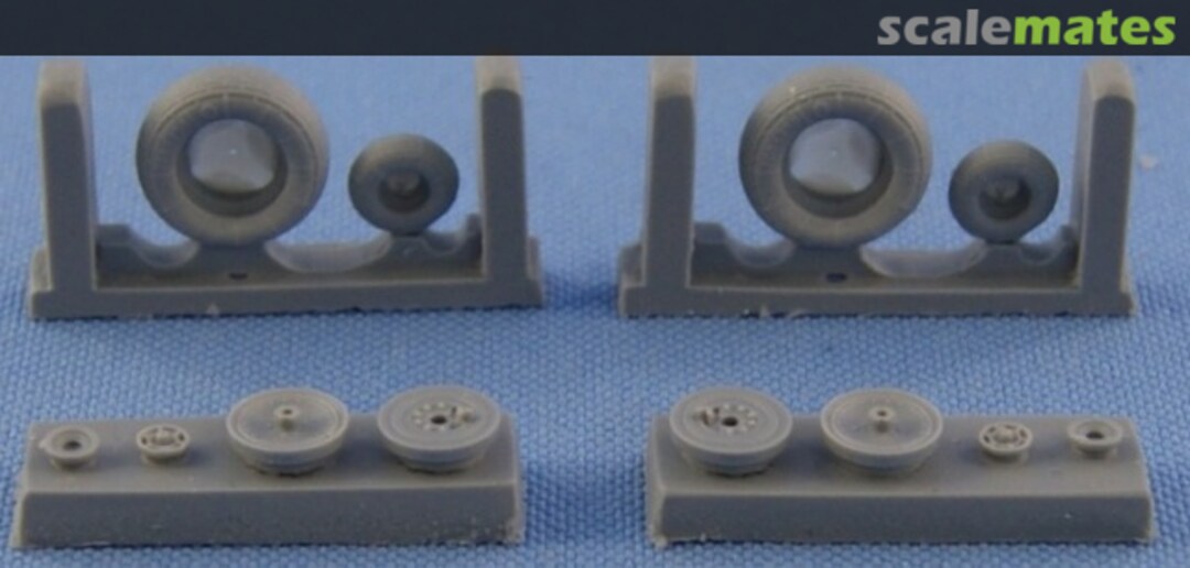 Boxart Ka-50, Ka-52 wheels and Weighted Tyres set NS72071-a North Star