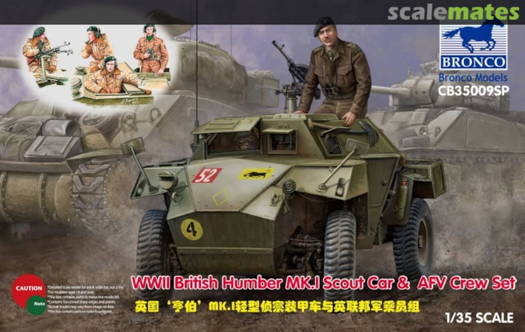 Boxart Humber Mk.I Scout Car CB35009SP Bronco Boxart Humber Mk.I Scout Car CB35009SP Bronco