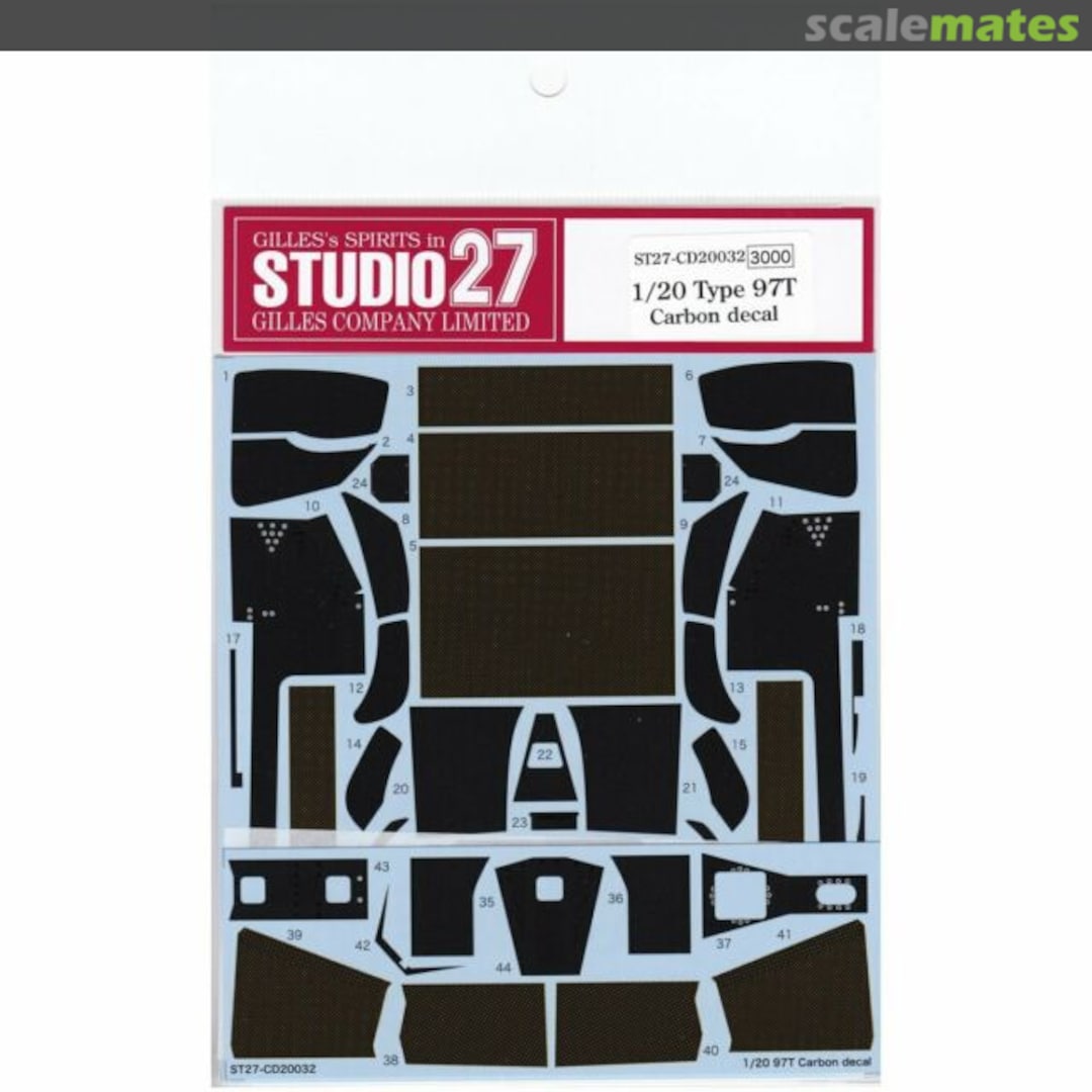 Boxart Lotus Type 97T ST27-CD20032 Studio27 Boxart Lotus Type 97T ST27-CD20032 Studio27