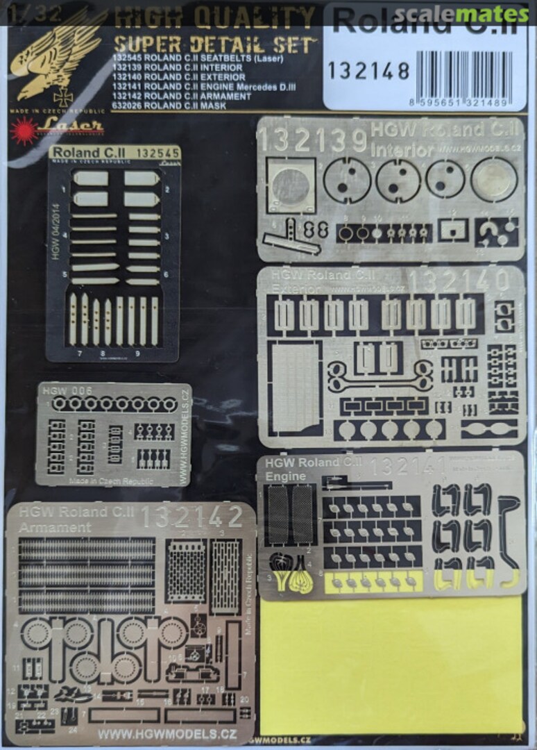 Boxart Roland C.II - Super Detail Set 132148 HGW Models Boxart Roland C.II - Super Detail Set 132148 HGW Models