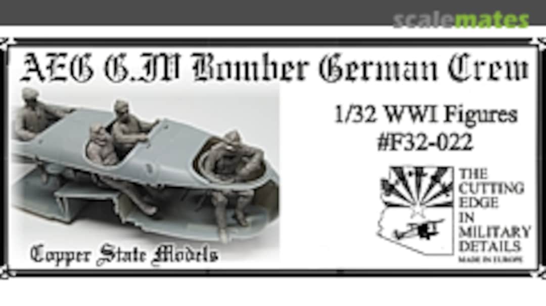 Boxart AEG G.IV Bomber German Crew F32-022 Copper State Models Boxart AEG G.IV Bomber German Crew F32-022 Copper State Models