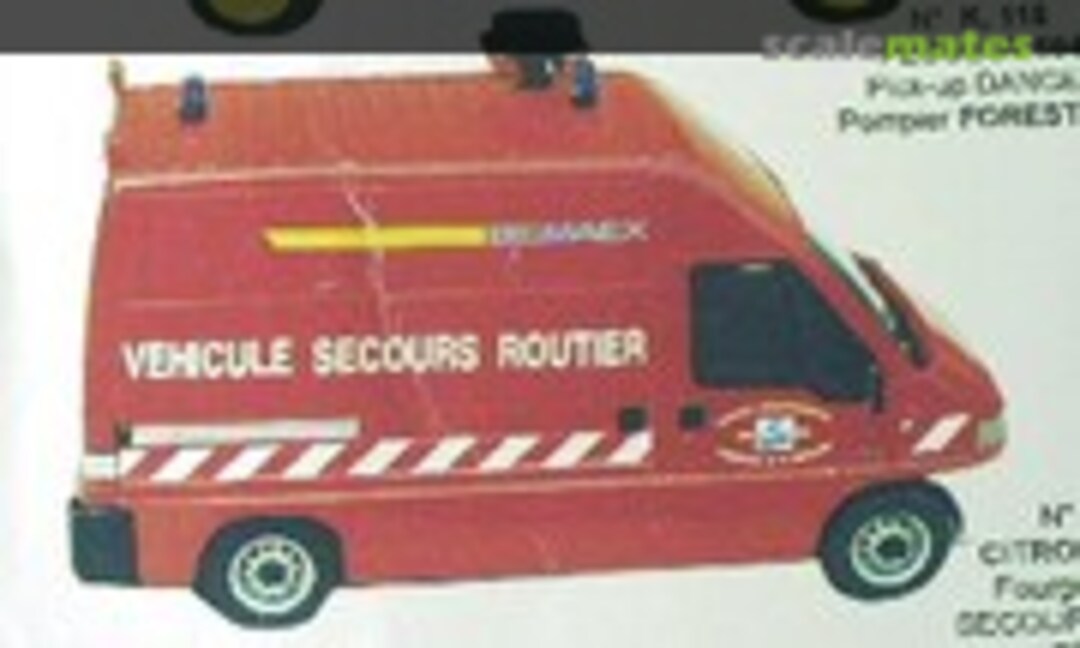 Peugeot Boxer Secours routiers Bemaex (Mini Véhicules Incendies K114)