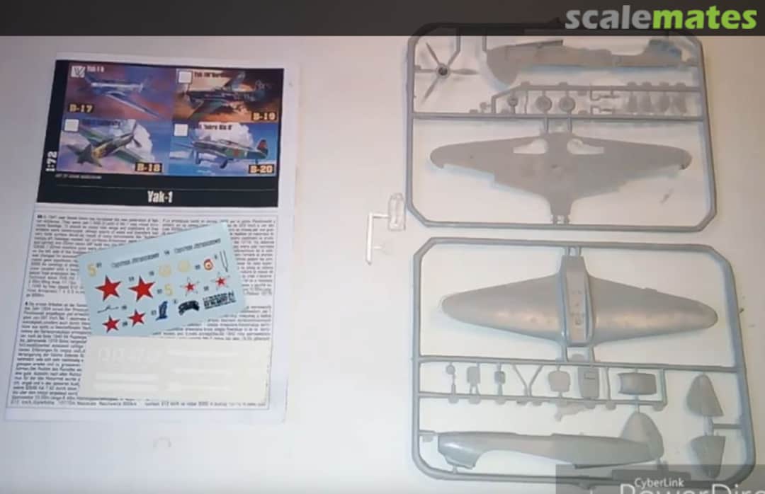 Contents Yakovlev Yak-1b B-17 MisterCraft Contents Yakovlev Yak-1b B-17 MisterCraft