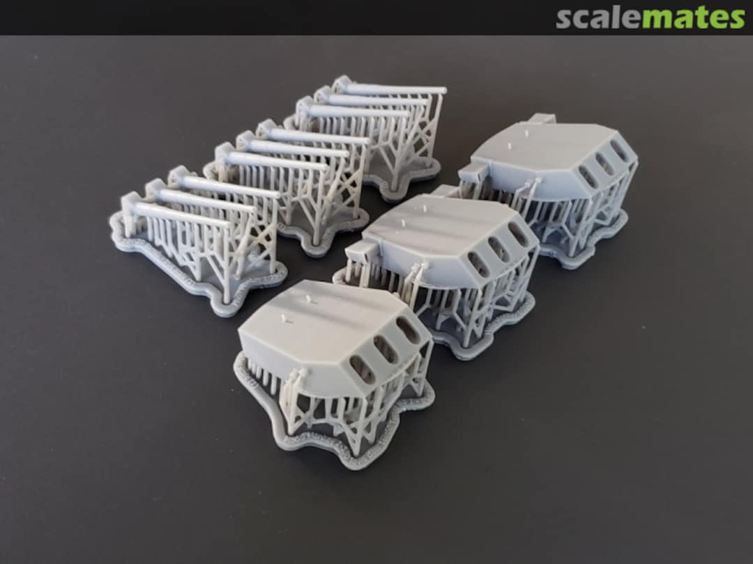 Boxart Iowa class 16"/50 cal. Triple-gun Turrets with Barrels, modernized (set of 3) 350-BB61 Trrts modern tru Model Monkey Boxart Iowa class 16"/50 cal. Triple-gun Turrets with Barrels, modernized (set of 3) 350-BB61 Trrts modern tru Model Monkey