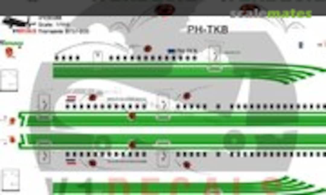 1:144 Transavia Boeing 757-200 (V1 Decals V1D0355-144) V1D0355-144
