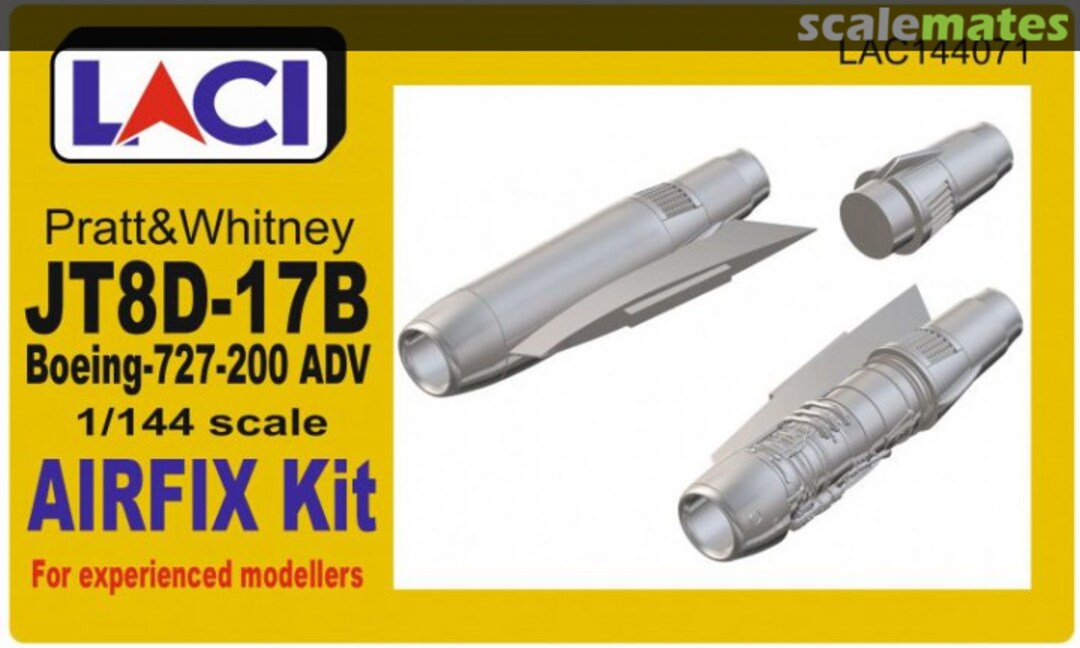 Boxart P&W JT8D-17 B727ADV LAC144071 LACI Boxart P&W JT8D-17 B727ADV LAC144071 LACI