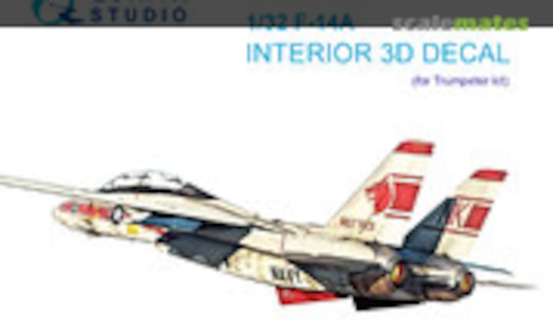 1:32 F-14A interior 3D decals (Quinta Studio QD32098) QD32098