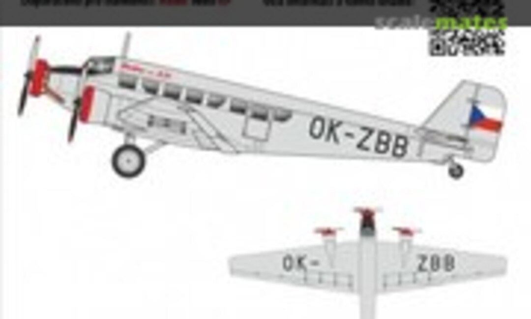 1:72 Ju-52 / m3 OK-ZBB (variant B) (Handl 060072) 060072