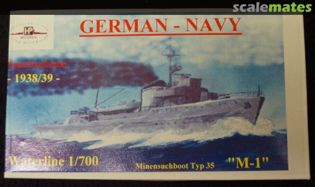 Boxart Minensuchboot Typ 35 "M-1" WWII-WL-G-017 HP-Models Boxart Minensuchboot Typ 35 "M-1" WWII-WL-G-017 HP-Models