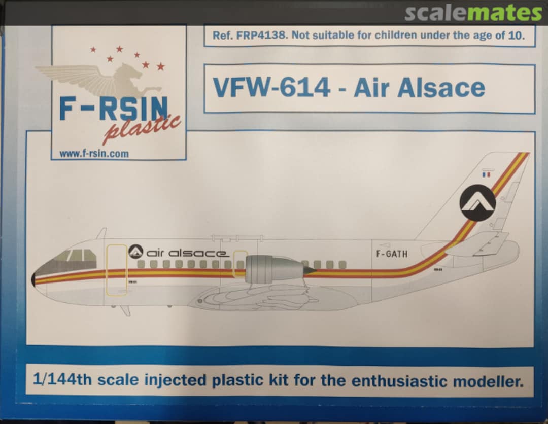 Boxart VFW-614 - Air Alsace FRP4138 F-RSIN Boxart VFW-614 - Air Alsace FRP4138 F-RSIN